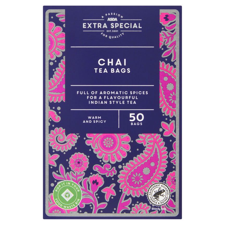 ASDA Extra Special 50 Chai Tea Bags - McGrocer