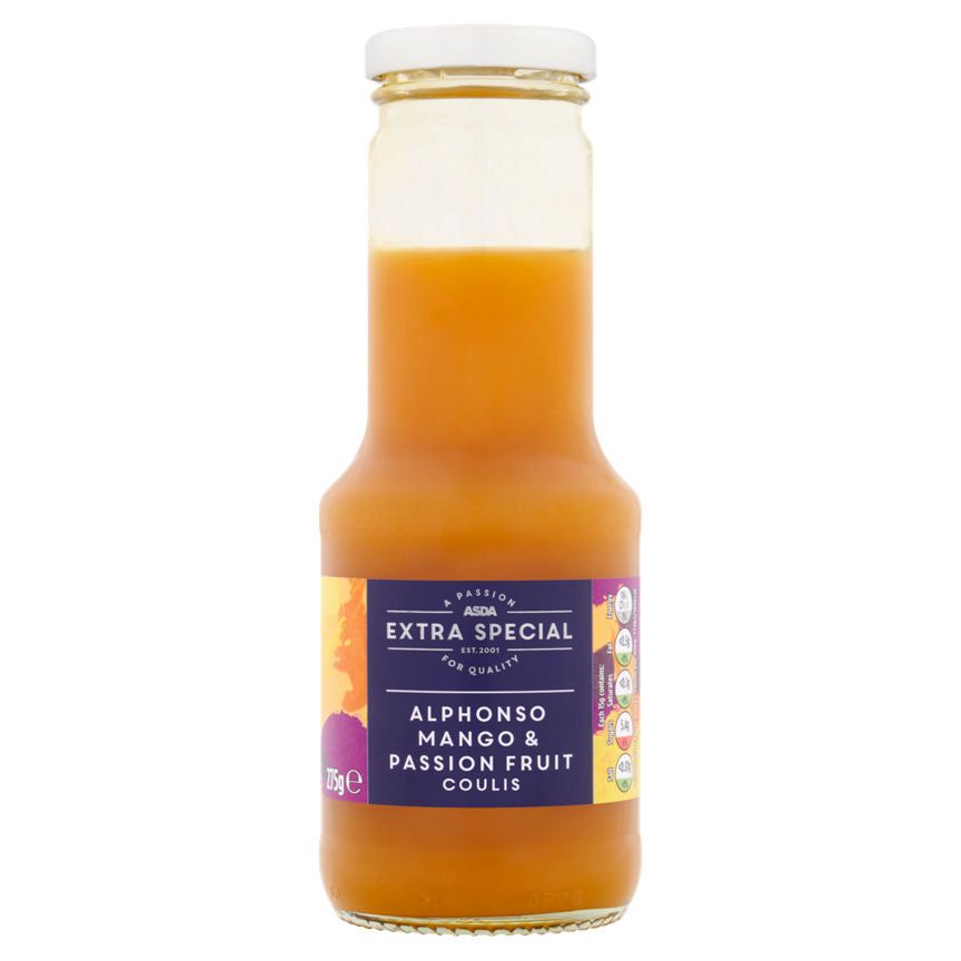 ASDA Extra Special Alphonso Mango & Passion Fruit Coulis - McGrocer
