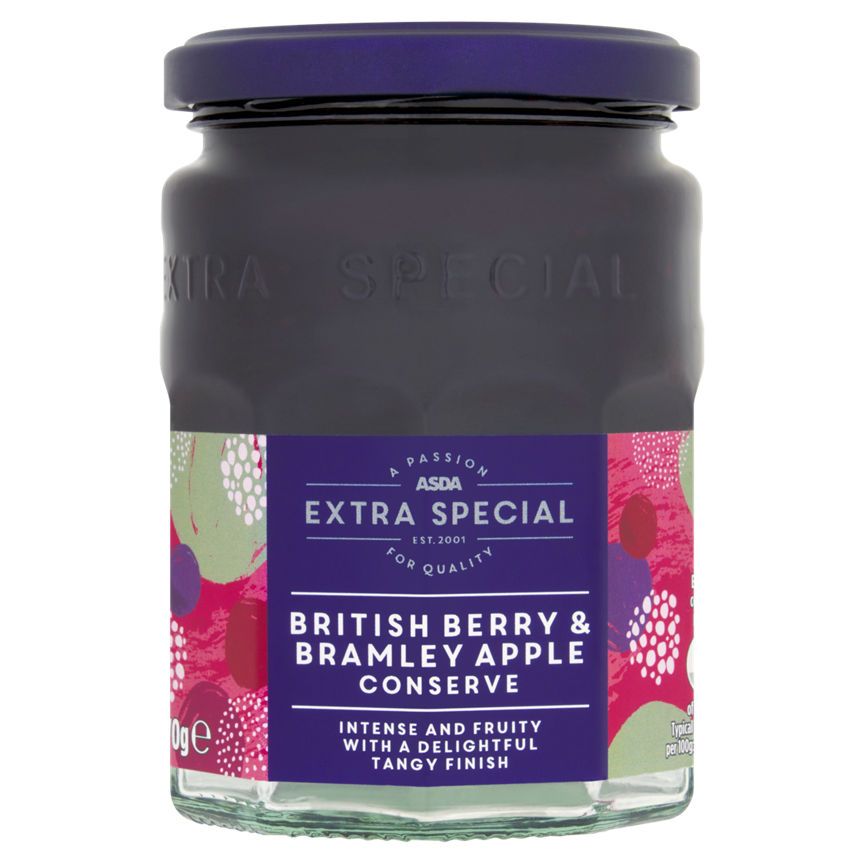 ASDA Extra Special British Berry & Bramley Apple Conserve 370g - McGrocer