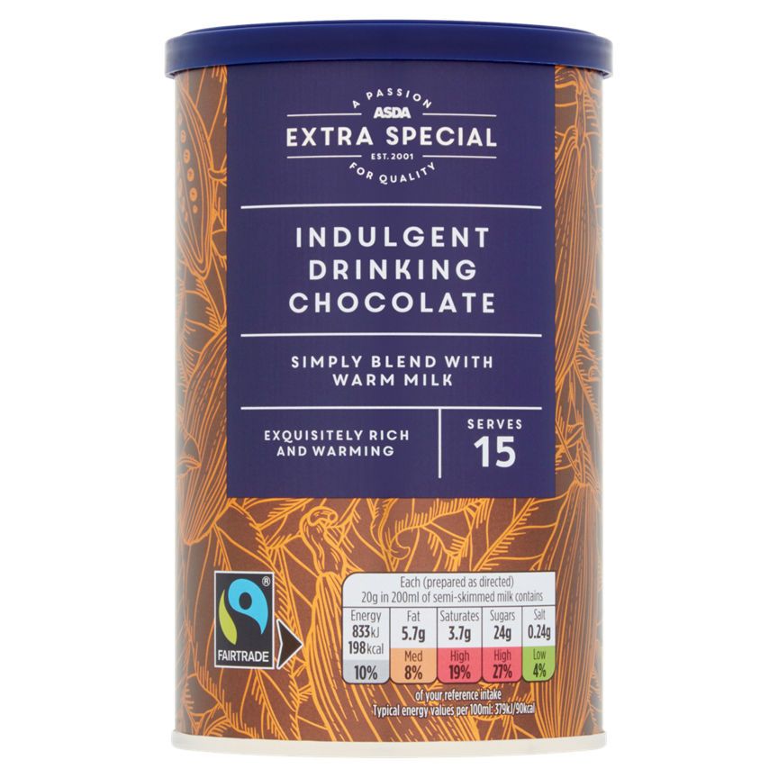 ASDA Extra Special Fairtrade indulgent Drinking Chocolate - McGrocer