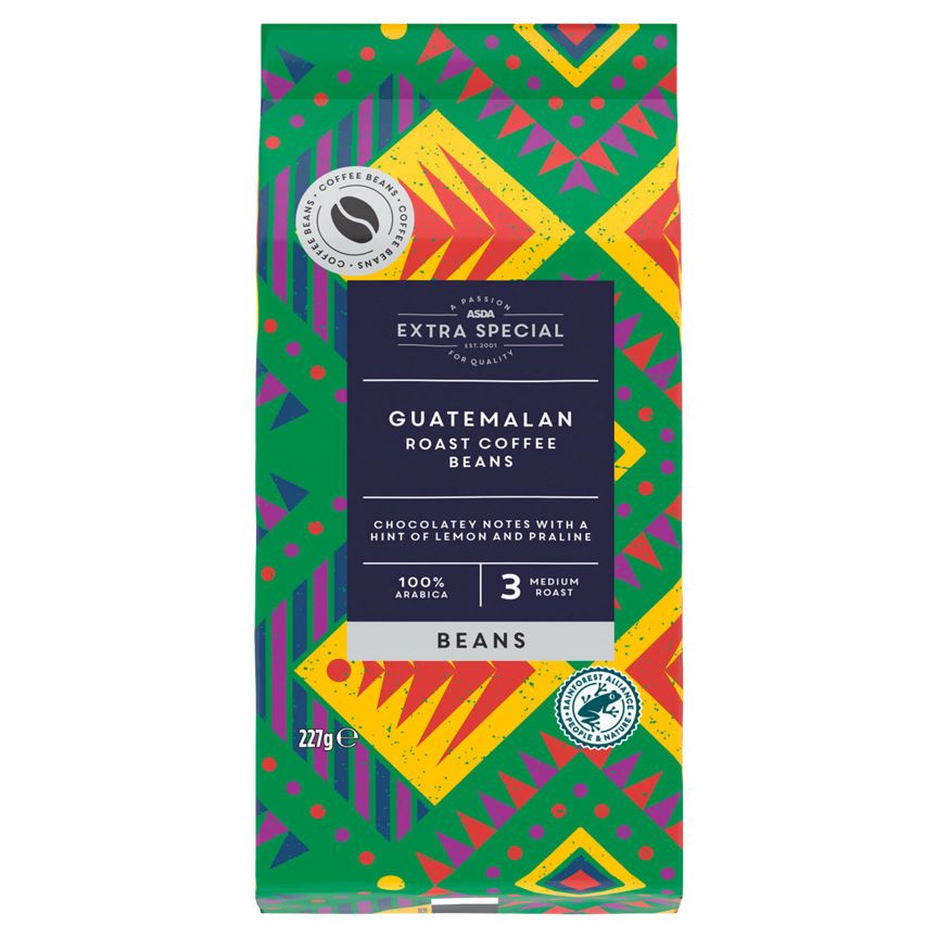ASDA Extra Special Guatemalan Roast Coffee Beans 227g - McGrocer
