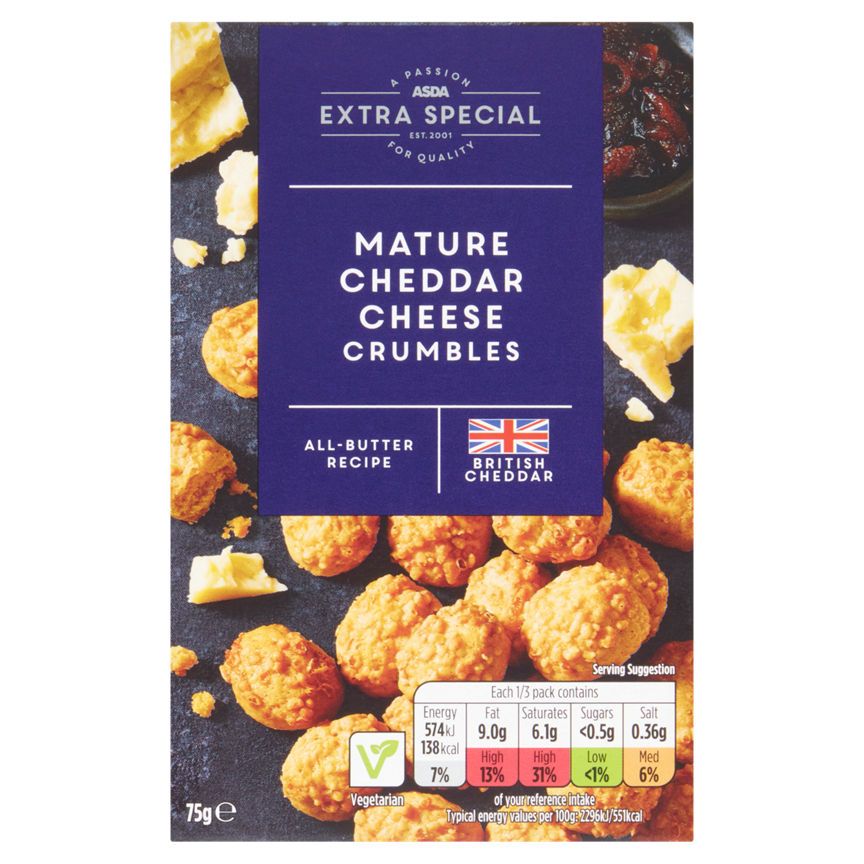 ASDA Extra Special Mature Cheddar Cheese Crumbles - McGrocer