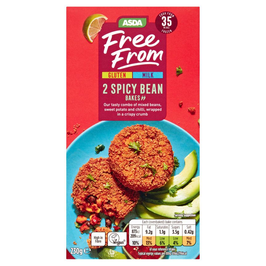 ASDA Free From 2 Spicy Bean Bakes - McGrocer