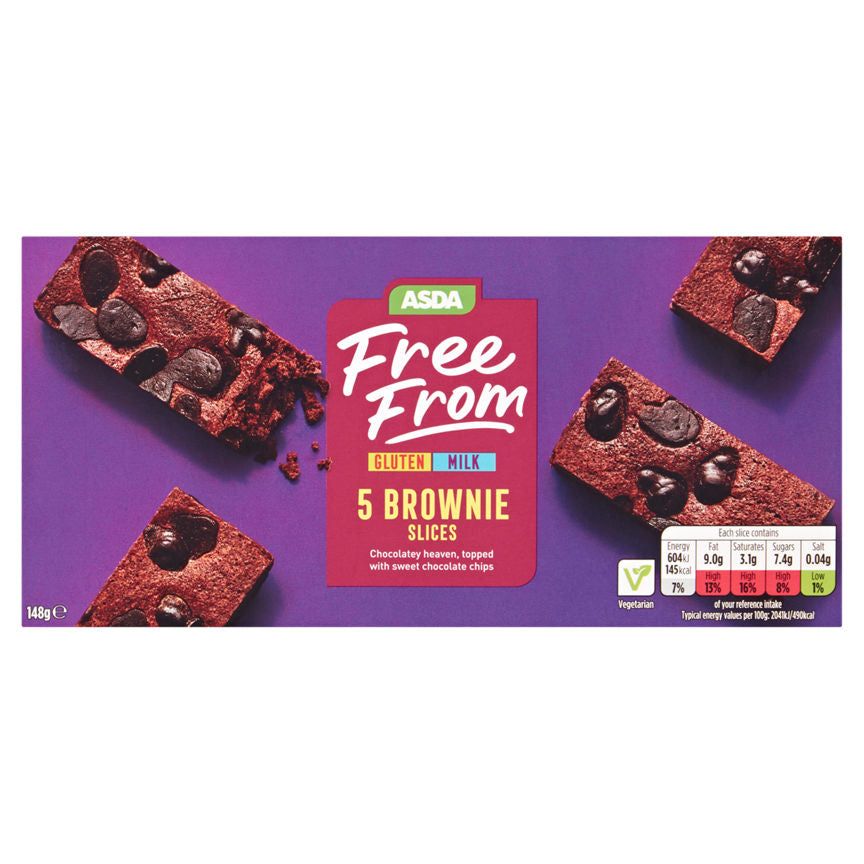 ASDA Free From 5 Brownie Slices - McGrocer