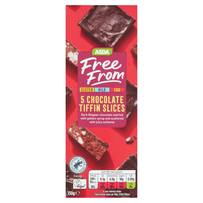 ASDA Free From 5 Chocolate Tiffin Slices - McGrocer