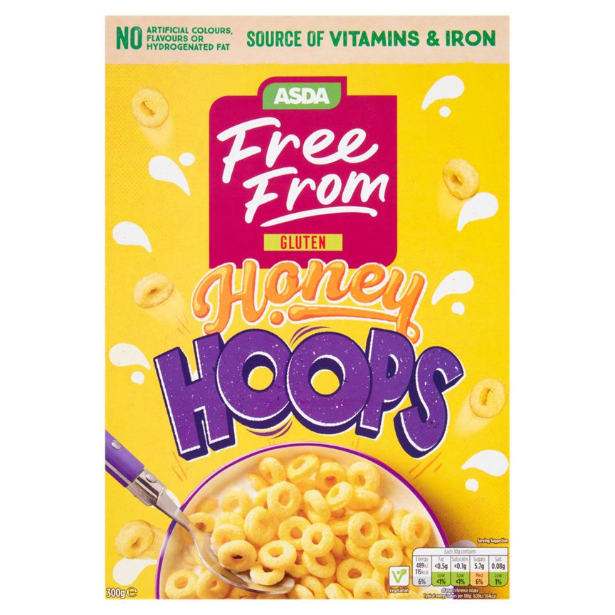 ASDA Free From Honey Hoops - McGrocer