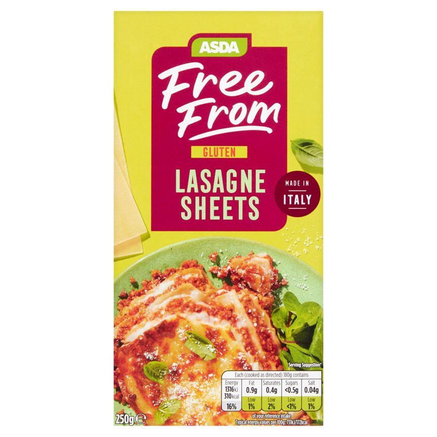 ASDA Free From Lasagne Sheets - McGrocer