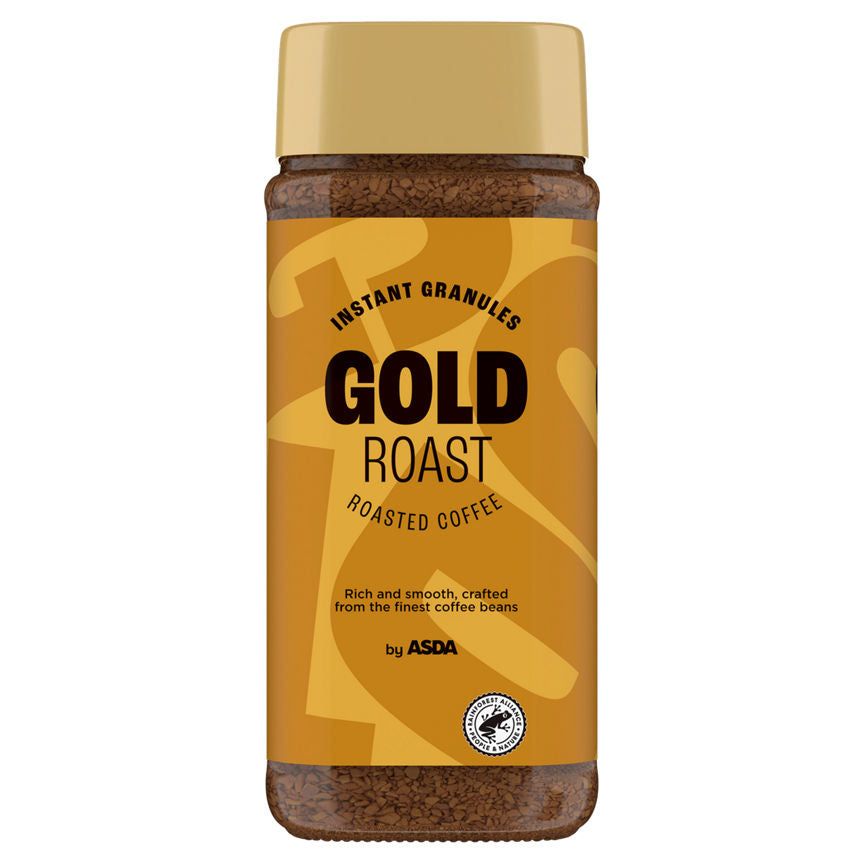 ASDA Gold Roasted Coffee Instant Granules 200g - McGrocer