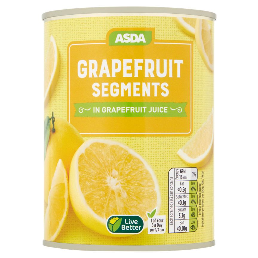 ASDA Grapefruit Segments 540g - McGrocer