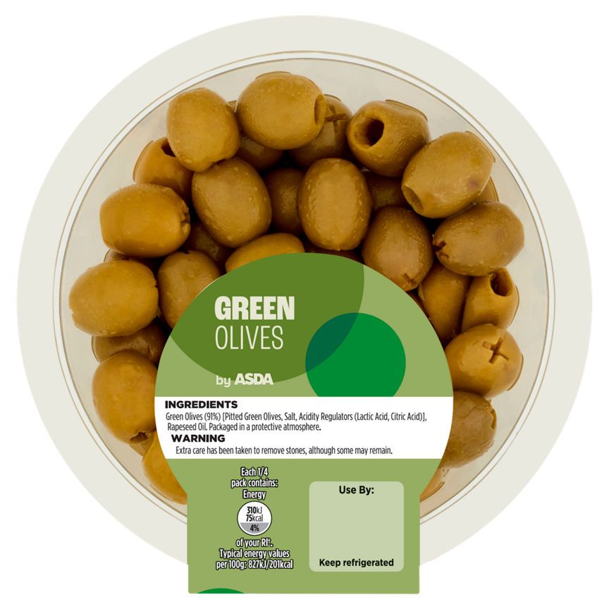 ASDA Green Olives - McGrocer