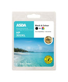 ASDA HP302XL Black & Colour Ink Cartridge - McGrocer