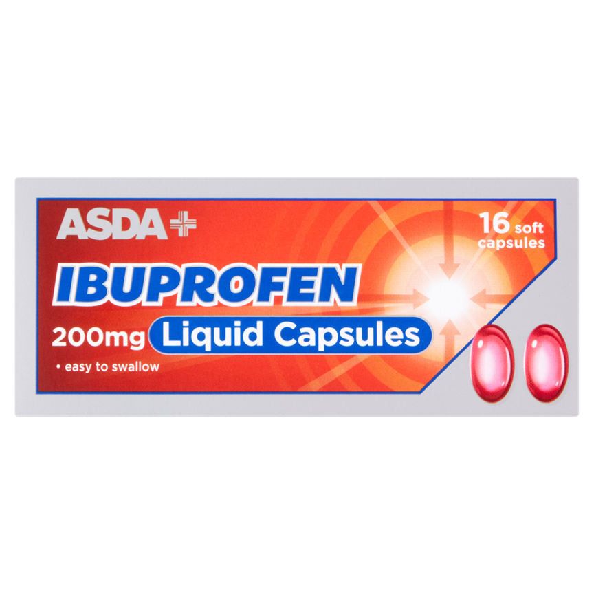 ASDA Ibuprofen 200mg liquid Capsules - McGrocer