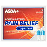 ASDA Ibuprofen Capsules - Long Lasting Pain Relief 8 Pack - McGrocer