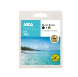 ASDA Ink HP305 Black and Colour Cartridge - McGrocer