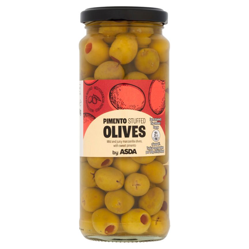 ASDA Jar Of Pimento Stuffed Green Olives - McGrocer