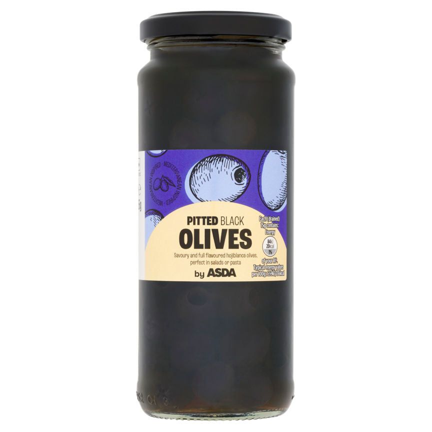 ASDA Jar Of Pitted Black Olives - McGrocer