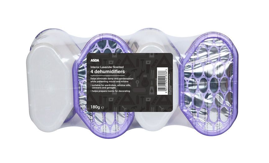 ASDA Lavender Dehumidifier 4 Pack - McGrocer