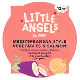 ASDA Little Angels Organic Mediterranean Style Vegetables & Salmon 12m+ 200g - McGrocer