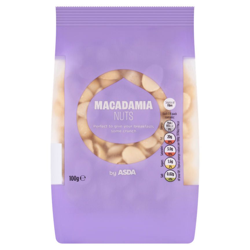 ASDA Macadamia Nuts 100g - McGrocer