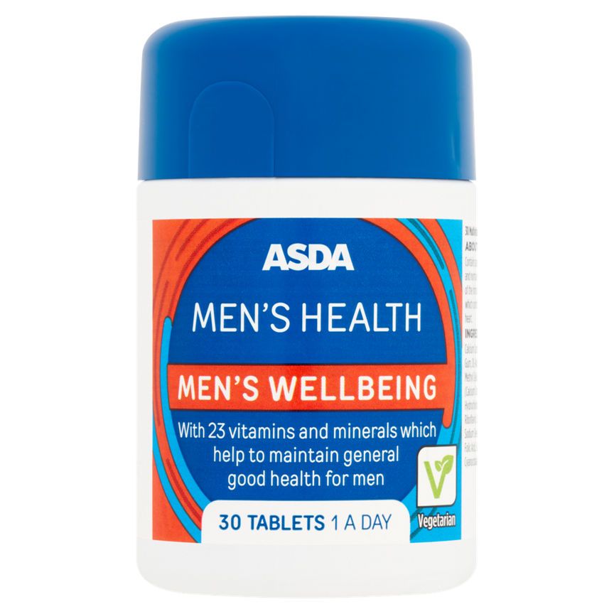 ASDA Men's Health Wellbeing Tablets - McGrocer