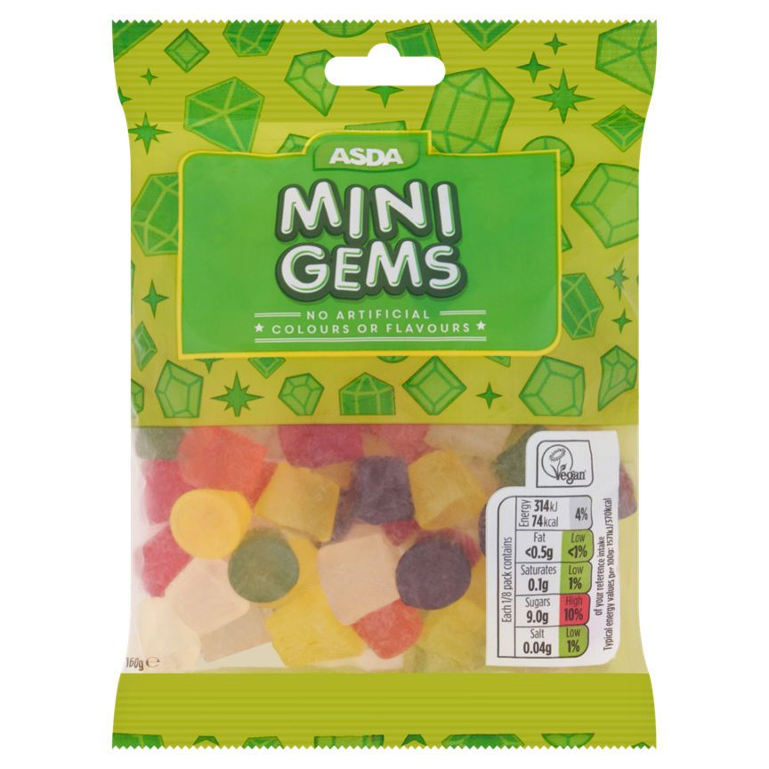 ASDA Mini Gems Jelly Sweets - McGrocer