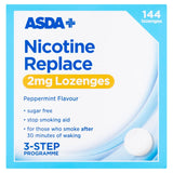 ASDA Nicotine Replace 2mg Lozenges Peppermint Flavour - McGrocer