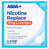 ASDA Nicotine Replace 4mg Lozenges Peppermint Flavour - McGrocer