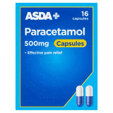 ASDA Paracetamol 500mg 16 Capsules - McGrocer