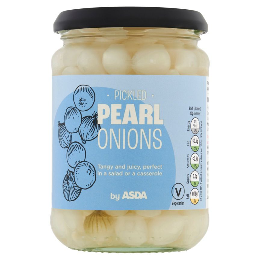 ASDA Pickled Pearl Onions 340g - McGrocer