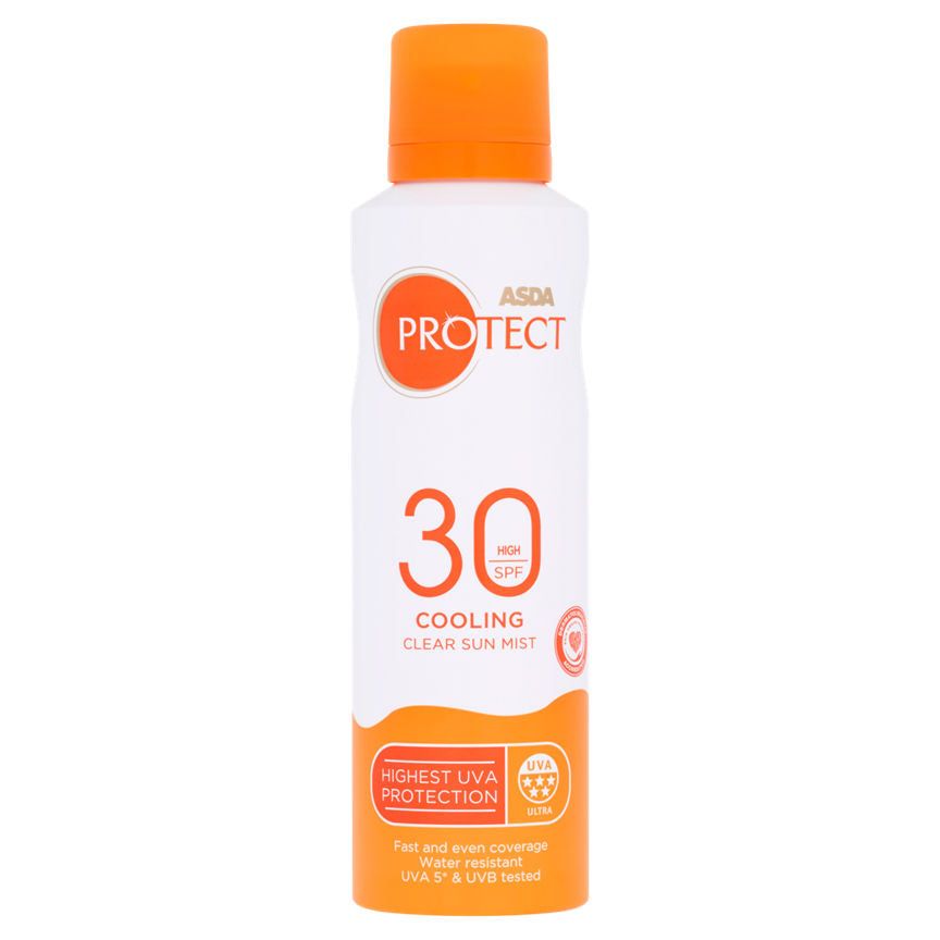 ASDA Protect Refreshing Clear Sun Mist SPF 30 High - McGrocer