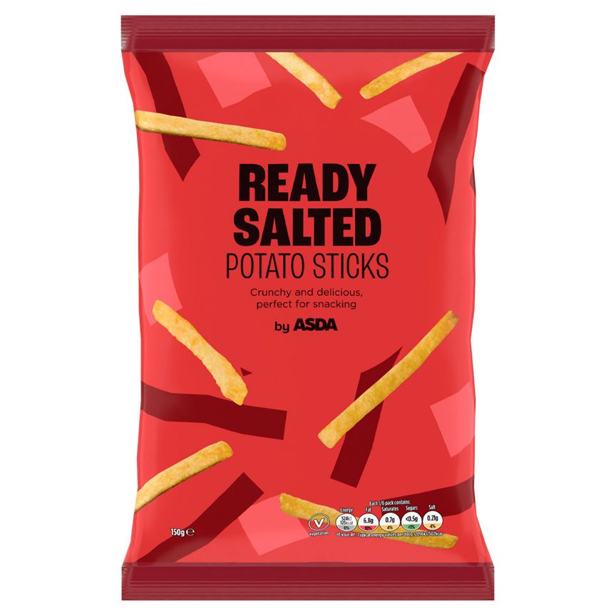ASDA Ready Salted Potato Sticks 150g - McGrocer