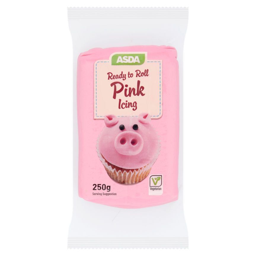 ASDA Ready to Roll Pink Icing - McGrocer