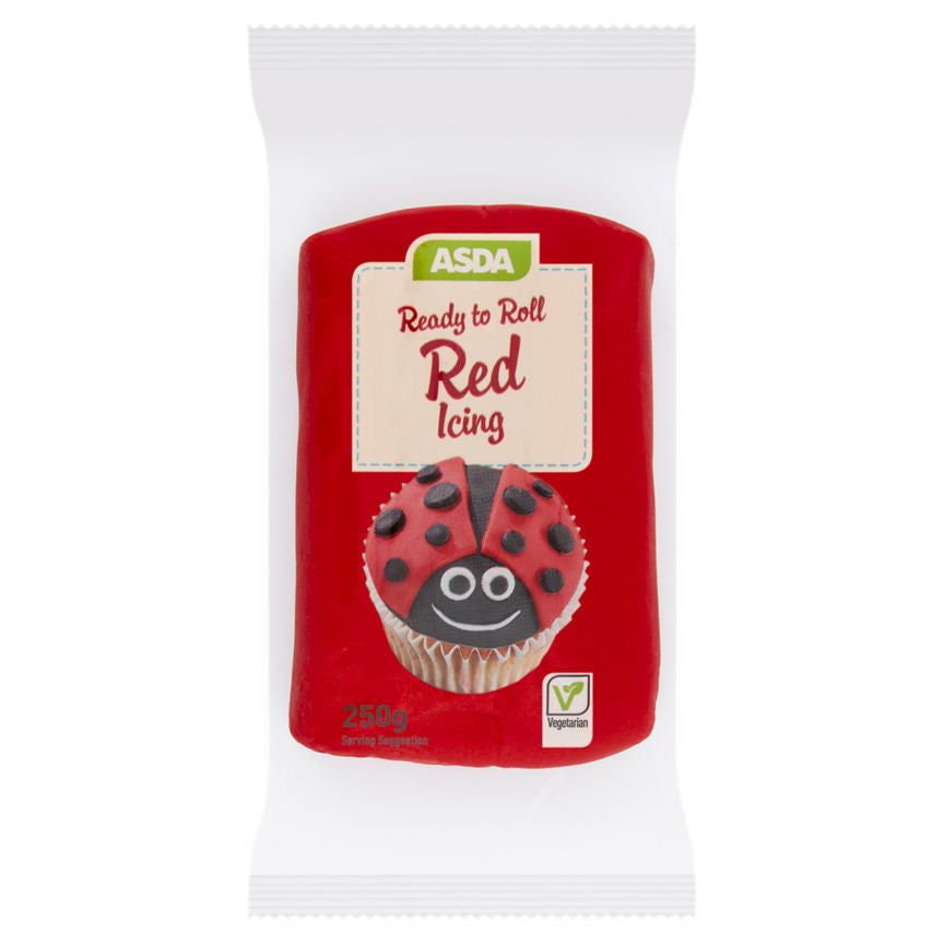 ASDA Ready to Roll Red Icing - McGrocer