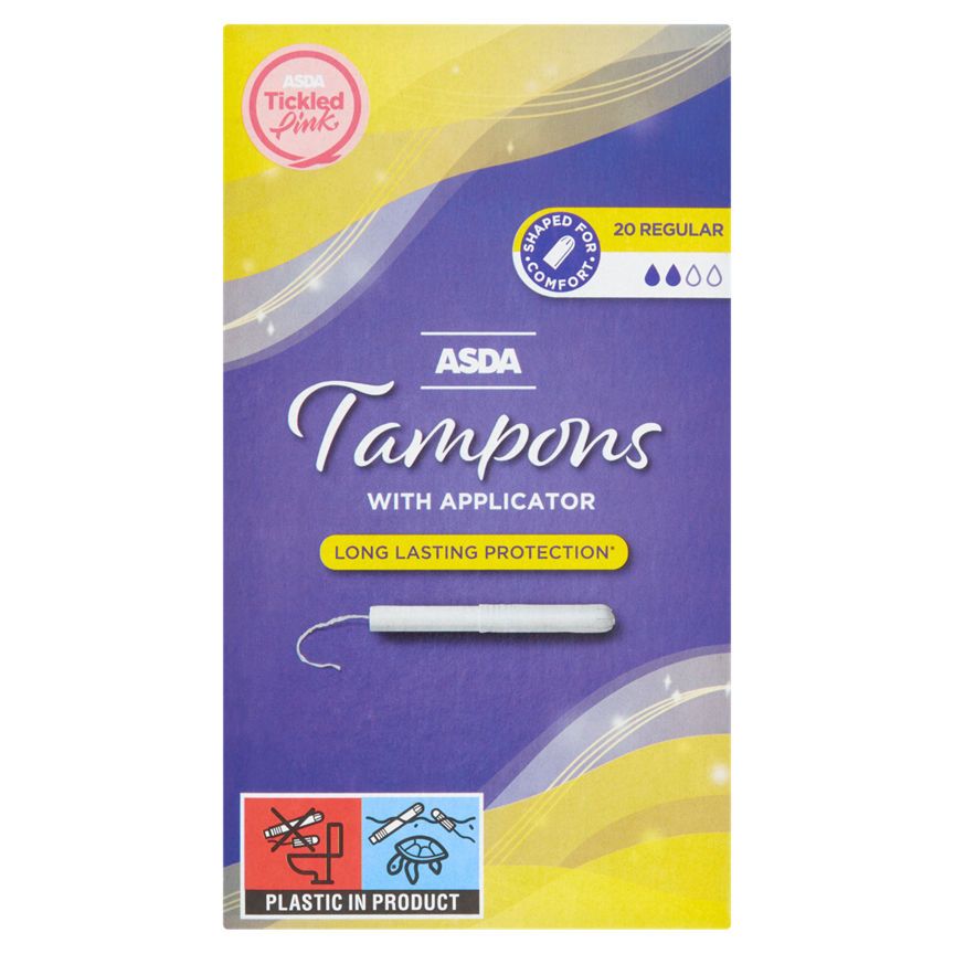 ASDA Regular Applicator Tampons - McGrocer