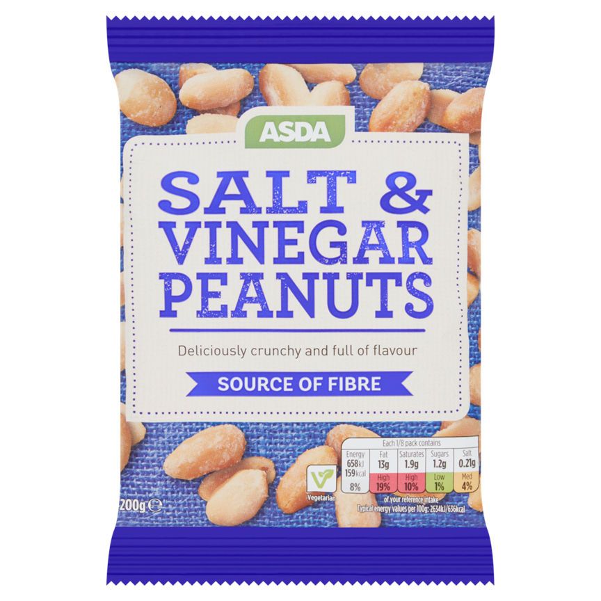 ASDA Salt & Vinegar Peanuts - McGrocer