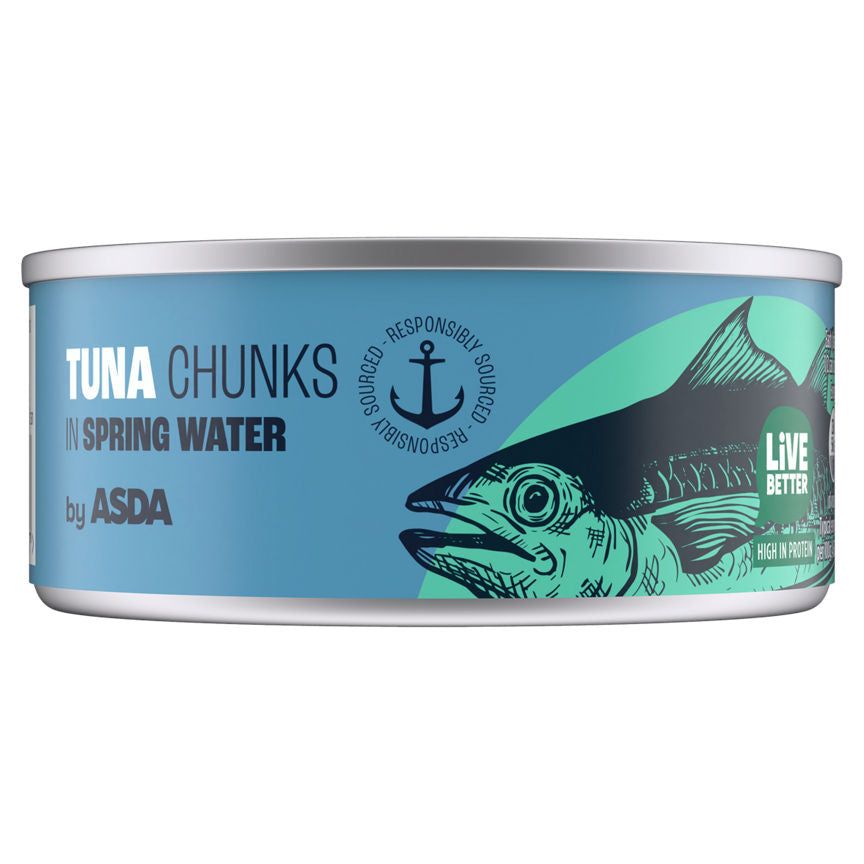 ASDA Skipjack Tuna Chunks in Spring Water - McGrocer