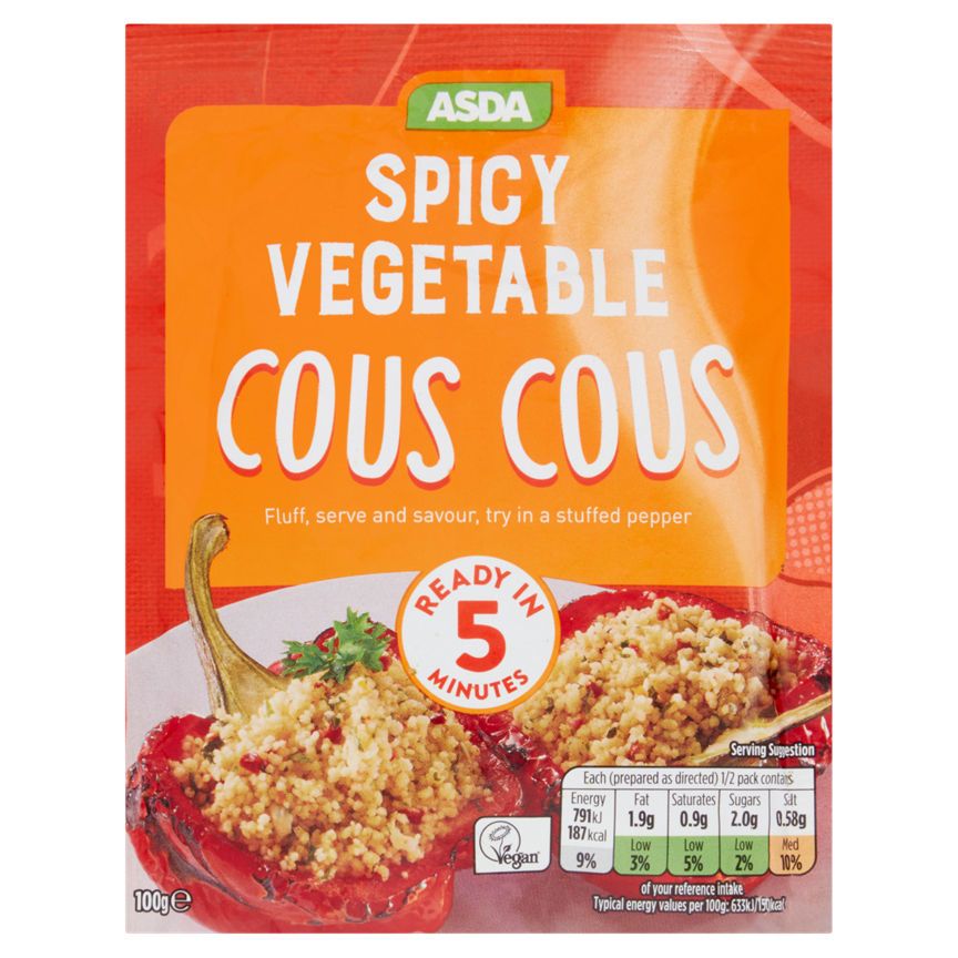 ASDA Spicy Vegetable Cous Cous - McGrocer