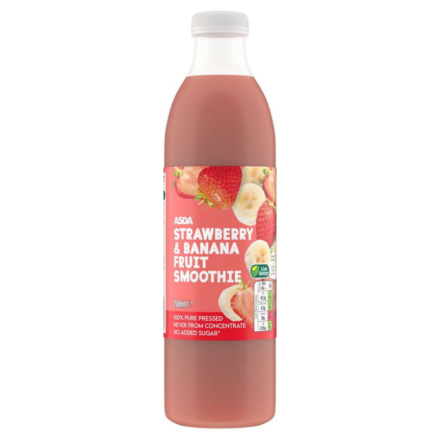ASDA Strawberry & Banana Fruit Smoothie - McGrocer