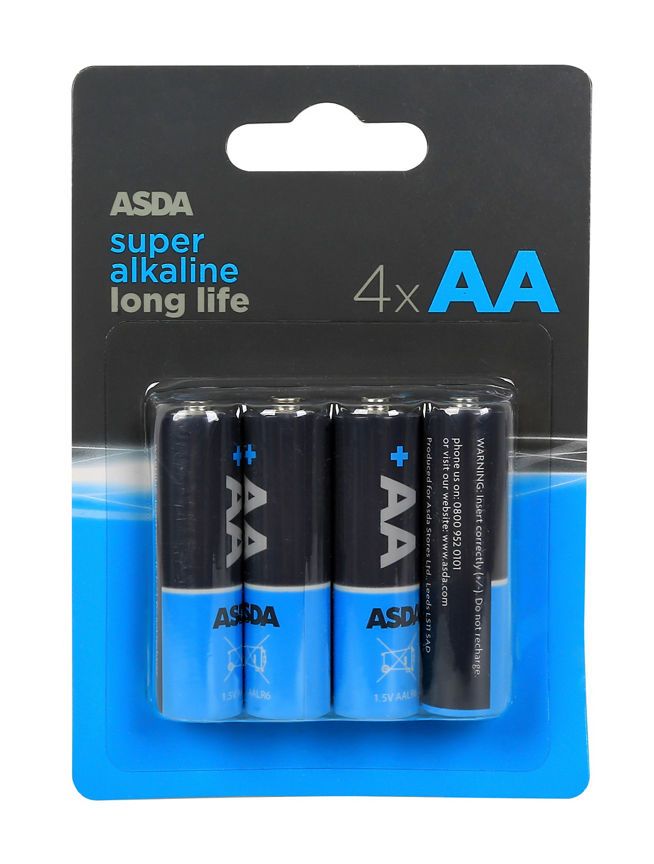 ASDA Super Alkaline AA Batteries - McGrocer