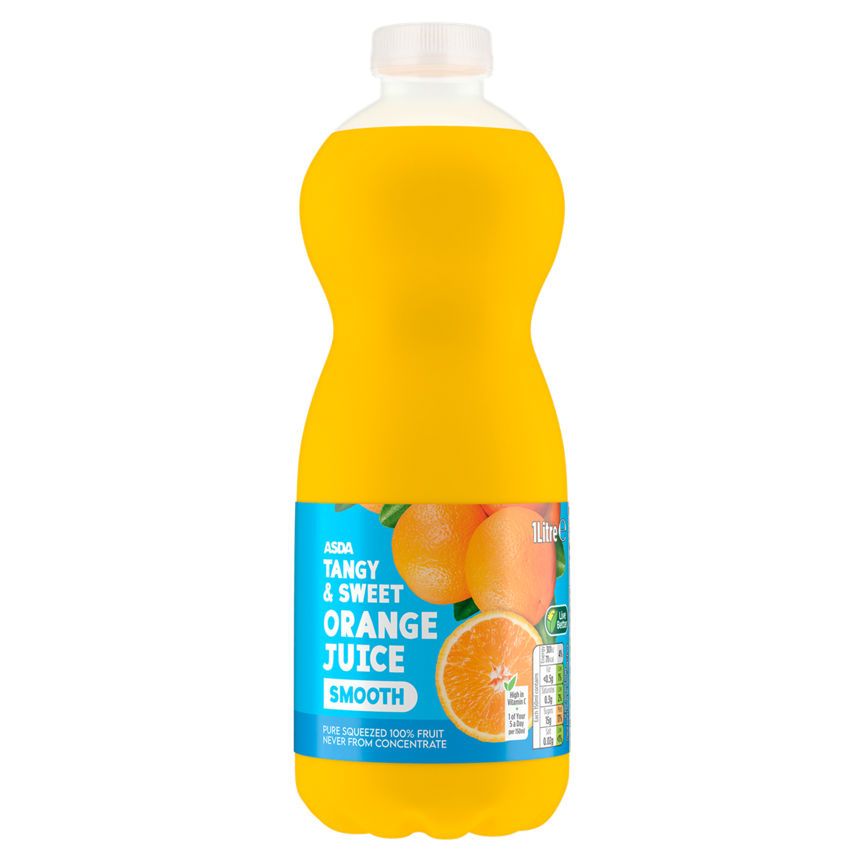 ASDA Tangy & Sweet Orange Juice Smooth - McGrocer