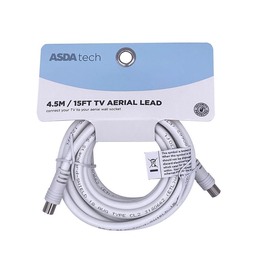 ASDA Tech Coaxial Cable - 15.2m - McGrocer