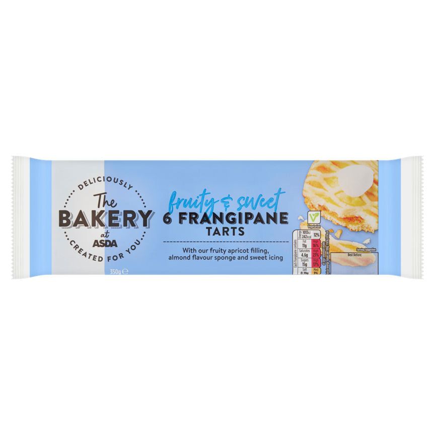 ASDA The Bakery 6 Frangipane Tarts - McGrocer