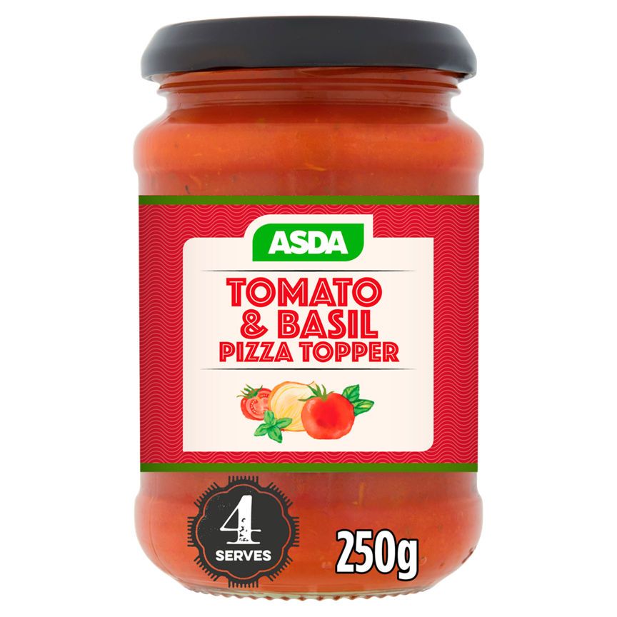 ASDA Tomato & Basil Pizza Sauce Topper - McGrocer