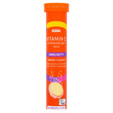 ASDA Vitamin C Effervescent 1000mg Immunity Orange Flavour 1 A Day 20 Tablets - McGrocer