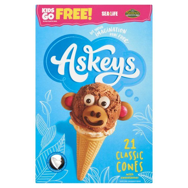 Askeys Cornets Classic Ice Cream Cones   21 per pack - McGrocer