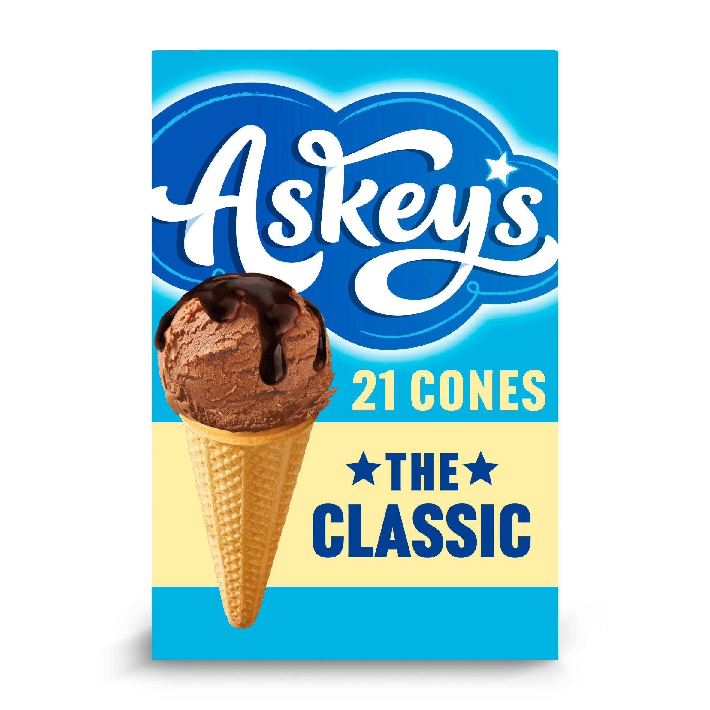 Askeys Ice Cream Cones x21 - McGrocer
