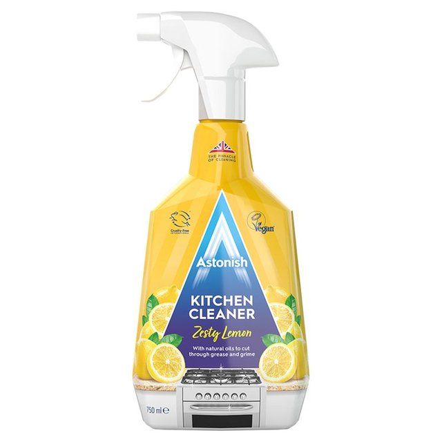 Astonish Kitchen Cleaner Spray Lemon   750ml - McGrocer