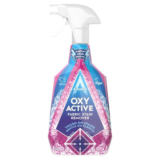 Astonish Oxy Active Fabric Stain Remover Pink Blossom   750ml - McGrocer