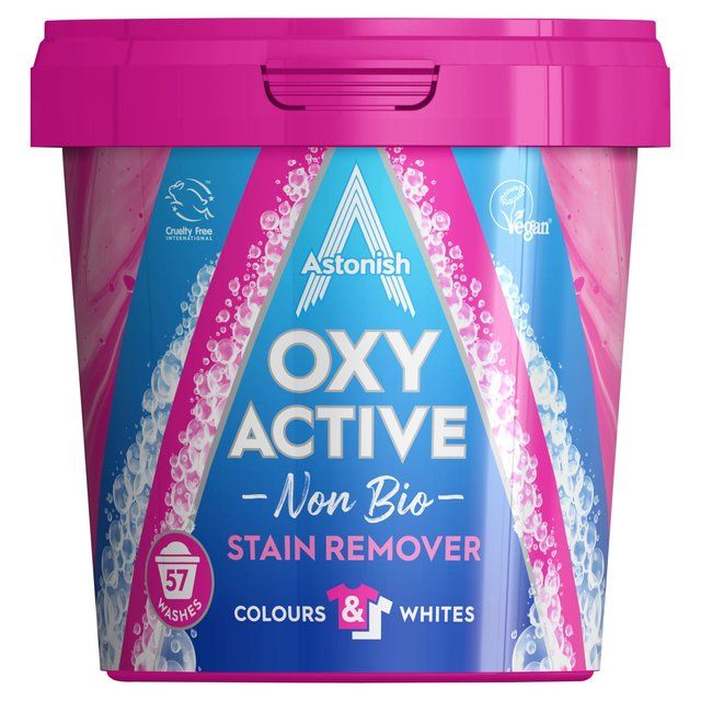 Astonish Oxy Active Non Bio Stain Remover   1.25kg - McGrocer