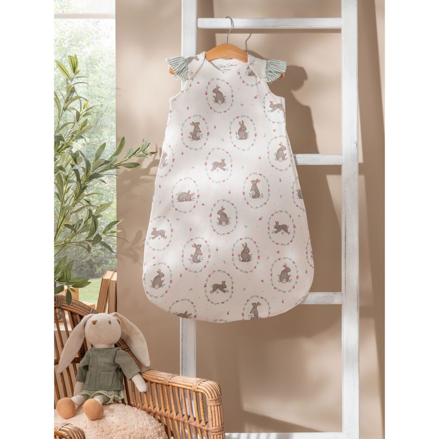At Home with Stacey Solomon Bunny Cotton Sleep Bag - 6-18 Months - McGrocer